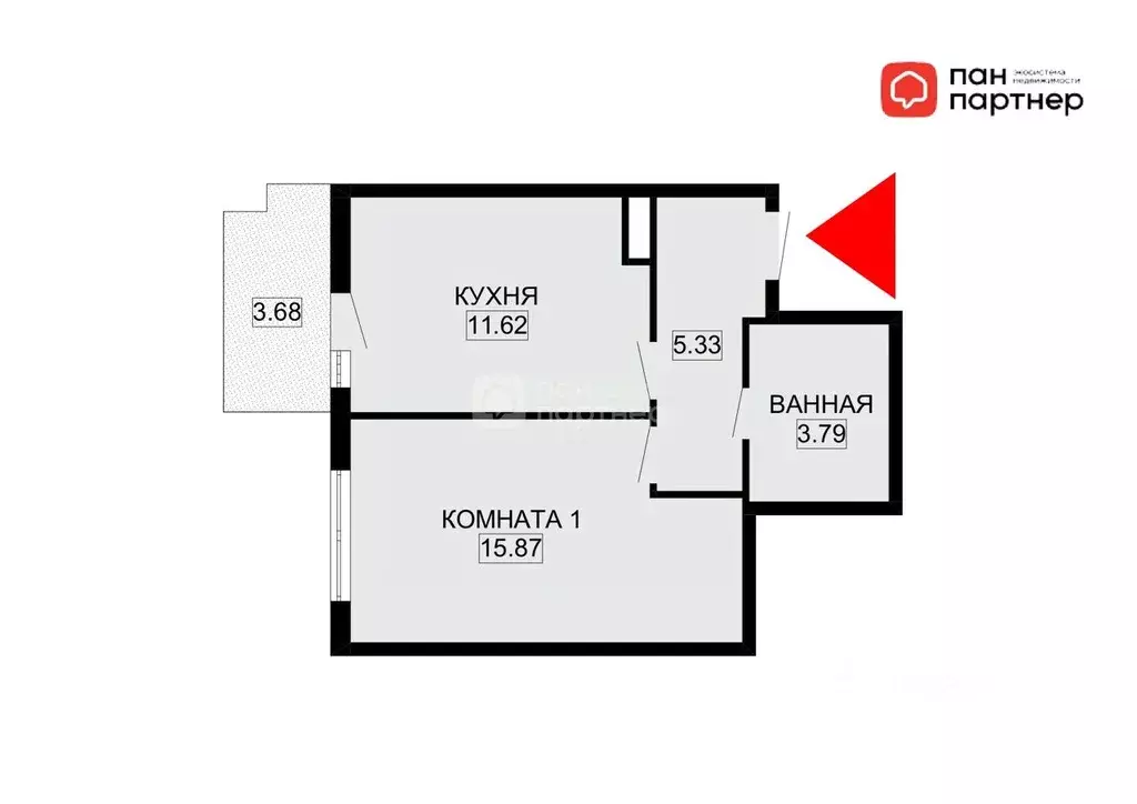 1-к кв. Санкт-Петербург ш. Суздальское, 24к3 (36.7 м) - Фото 1