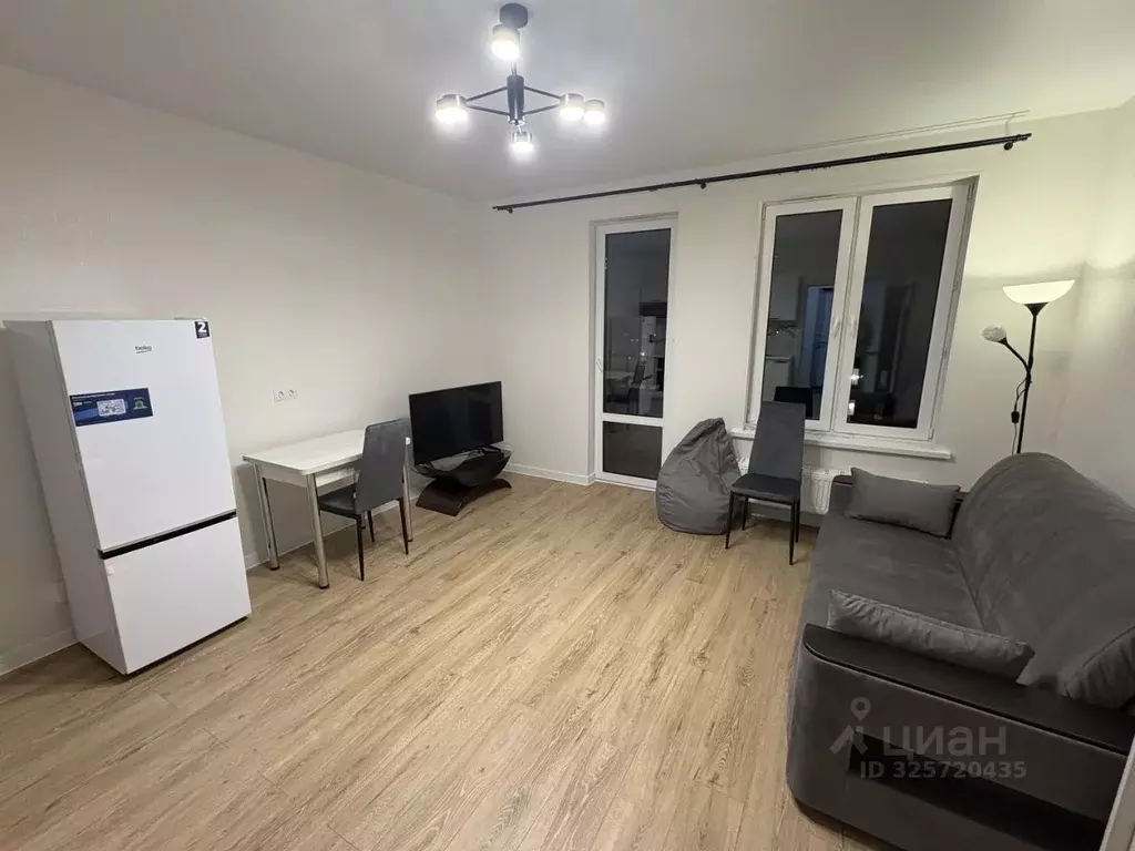 Студия Москва № 61 кв-л, 14 (29.0 м) - Фото 1