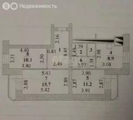 3-комнатная квартира: Липецк, Школьная улица, 24 (62.5 м) - Фото 0