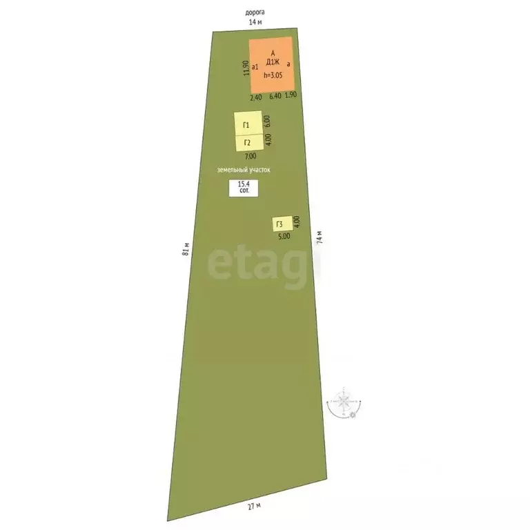 Дом в Мордовия, Ардатов пер. Льва Толстого, 61 (63 м) - Фото 2