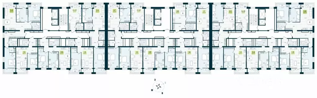 1-к кв. Ханты-Мансийский АО, Нижневартовск К-2 кв-л,  (49.0 м) - Фото 1