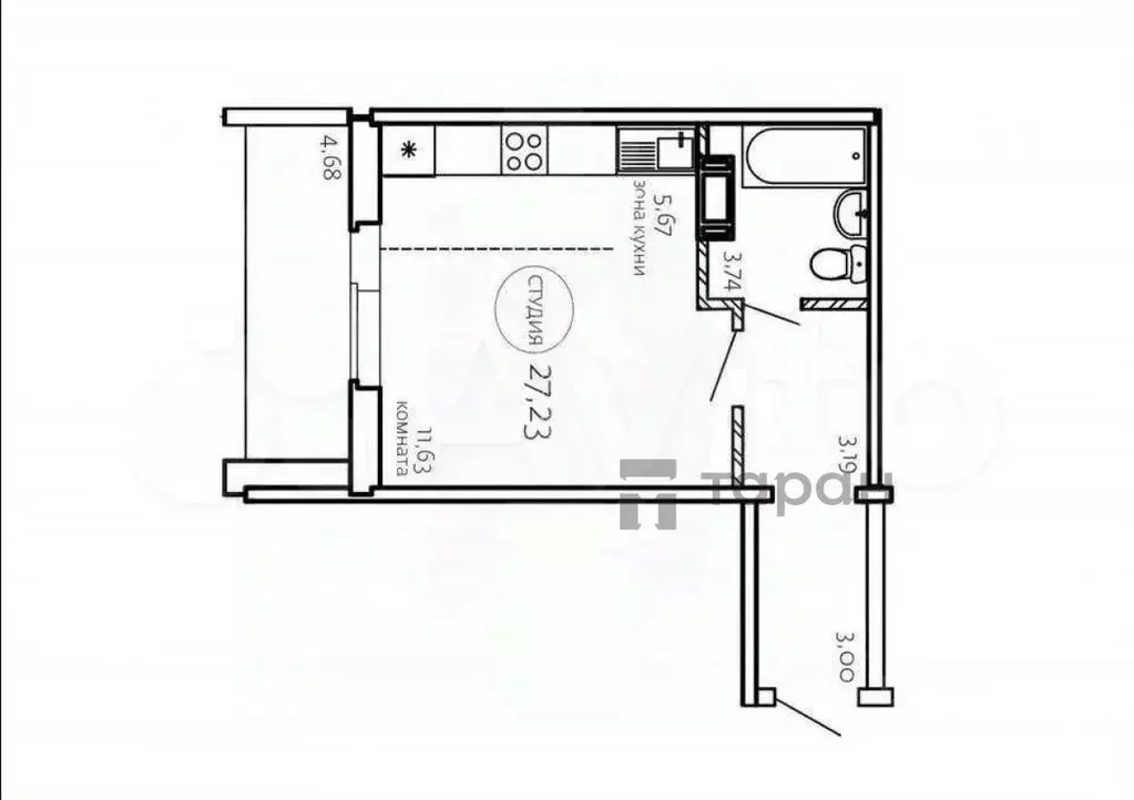 Студия Челябинская область, Сосновский муниципальный округ, Поселок ... - Фото 2