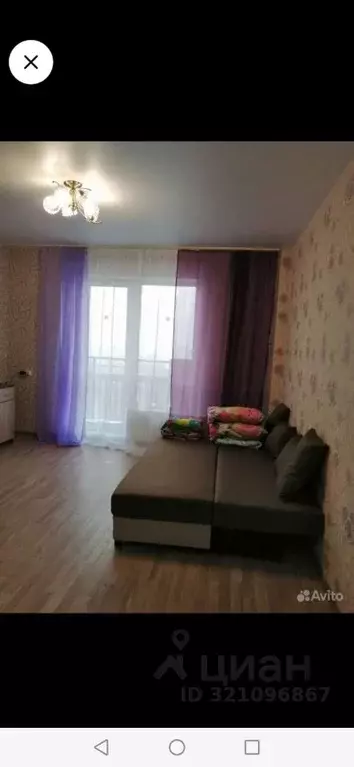 Студия Иркутская область, Иркутск Норильская ул., 6/1 (32.0 м) - Фото 1