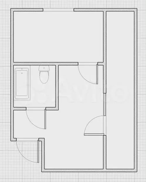 Квартира-студия, 22,3 м, 1/12 эт. - Фото 0