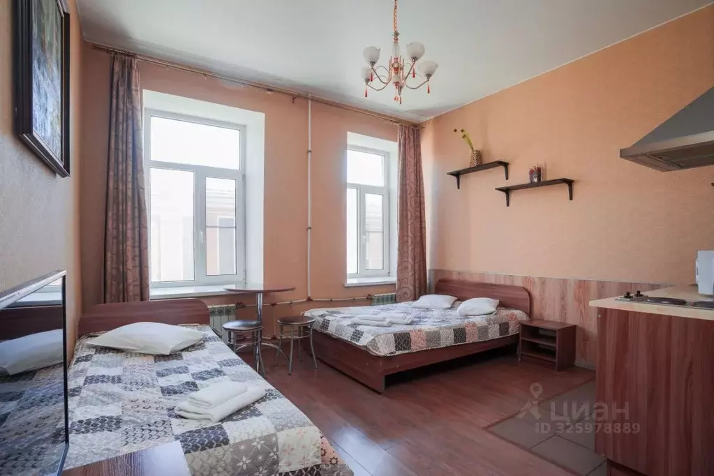 Студия Санкт-Петербург Старо-Петергофский просп., 9б (18.0 м) - Фото 1
