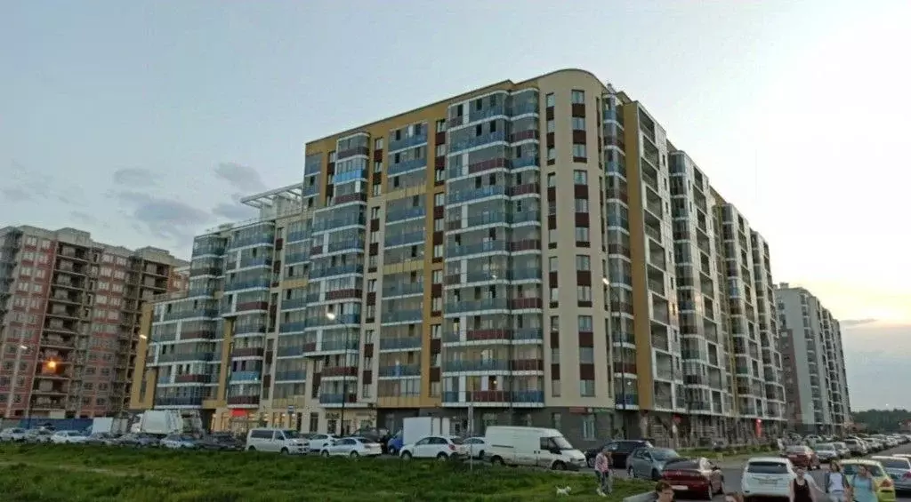 2-к кв. Ленинградская область, Всеволожский район, пос. Бугры бул. ... - Фото 1