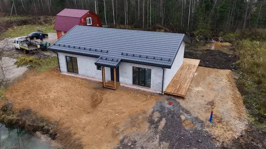 Дом в Ленинградская область, Ломоносовский район, Оржицкое с/пос, ... - Фото 1