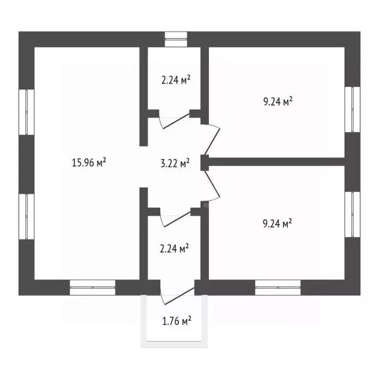 Дом в Амурская область, Благовещенск Перспективная ул., 7 (48 м) - Фото 1