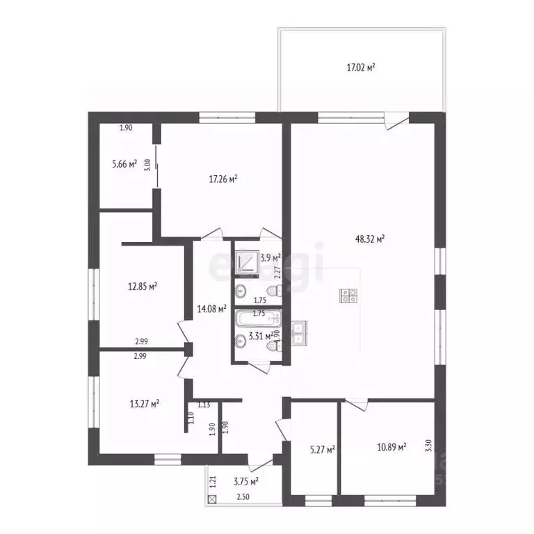 Дом в Московская область, Подольск городской округ, д. Сергеевка, Райс ... - Фото 2