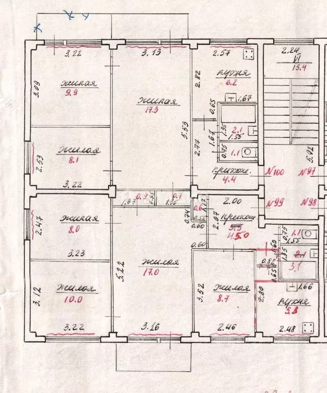 3-к кв. Карелия, Петрозаводск ул. Петрова, 7 (59.7 м) - Фото 2