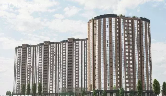 2-комнатная квартира: Грозный, улица Сайханова, 107 (83.59 м) - Фото 0