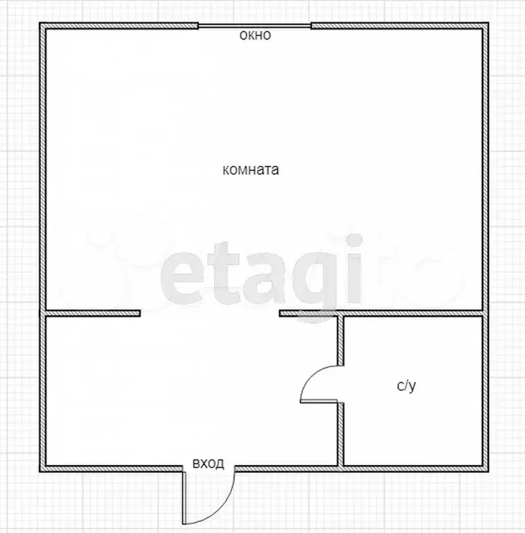 1-к. квартира, 24 м, 3/9 эт. - Фото 0