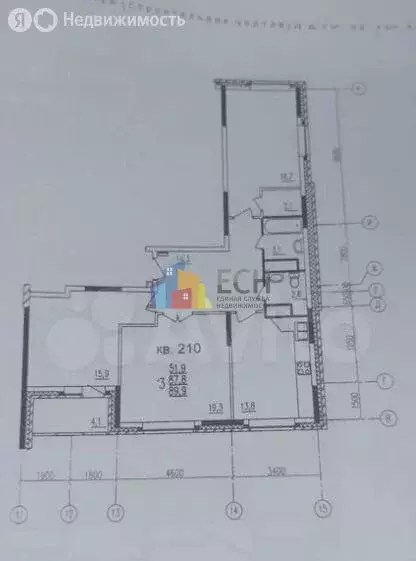 3-комнатная квартира: Тула, Новомосковская улица, 10 (89.9 м) - Фото 1