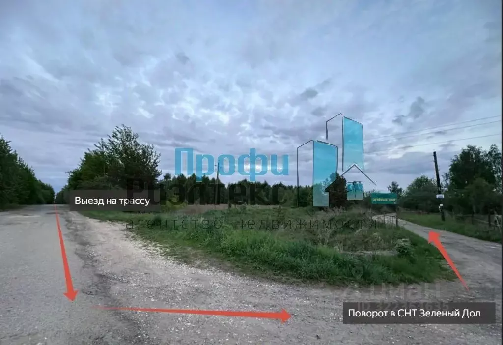 Участок в Нижегородская область, Дальнеконстантиновский муниципальный ... - Фото 1