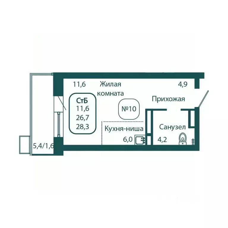Студия Московская область, Солнечногорск городской округ, Андреевка ... - Фото 1