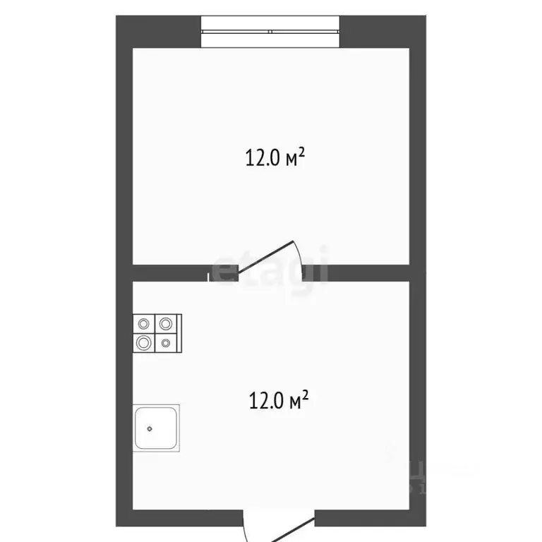 Комната Тюменская область, Тюмень Шаимский проезд, 5 (24.0 м) - Фото 2