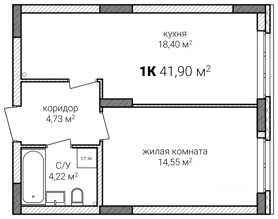 1-к кв. Нижегородская область, Нижний Новгород Сахарный Дол жилой ... - Фото 0