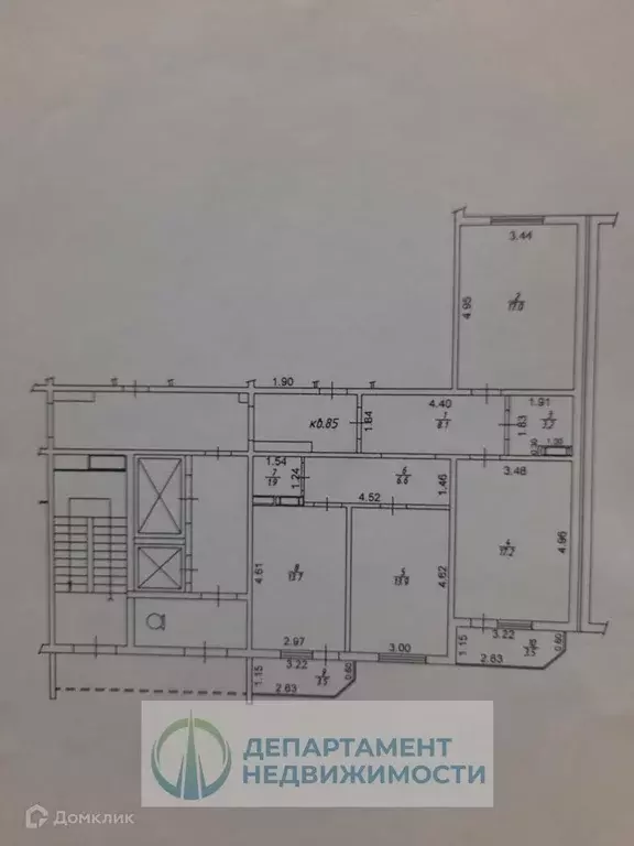 Продаётся 3-к квартира, 88 м - Фото 1