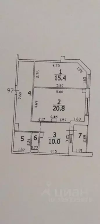 2-к кв. Московская область, Красногорск Дачная ул., 9 (67.7 м) - Фото 1