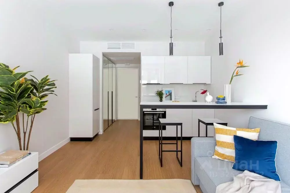 Студия Москва Автозаводская ул., 23Бк2 (22.0 м) - Фото 1