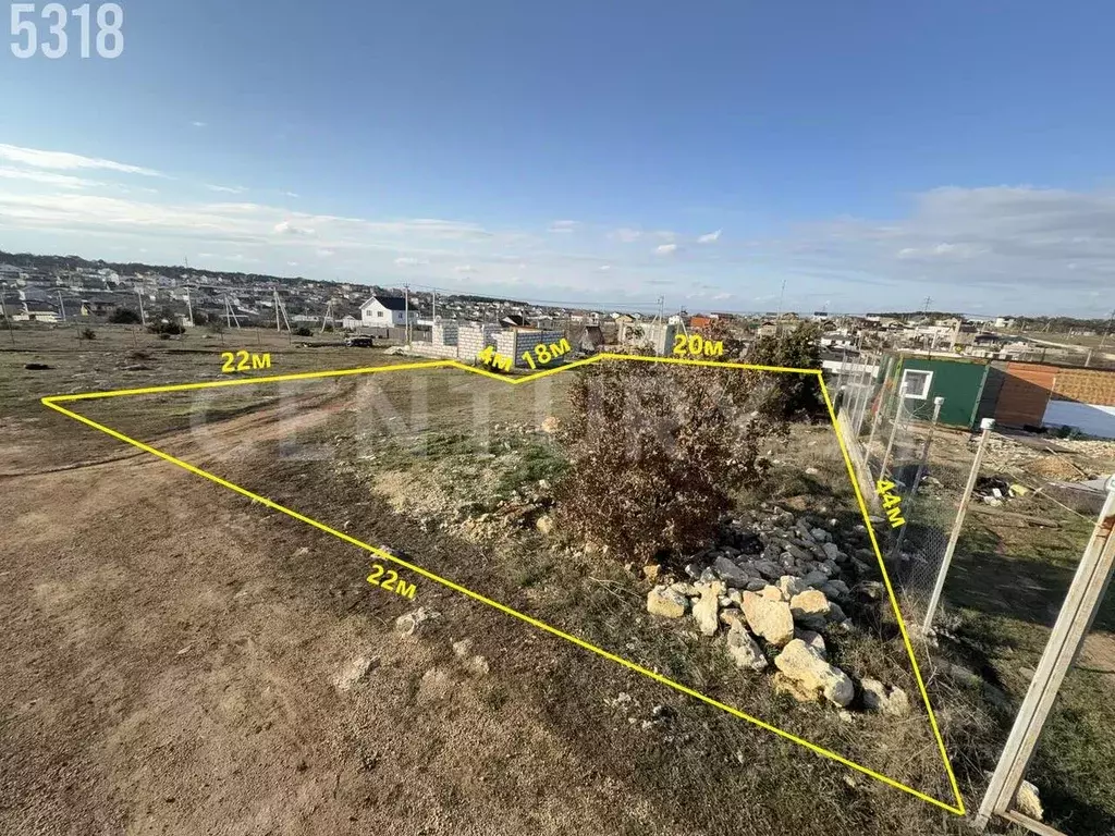 Участок в Севастополь Южный Экспресс садовое товарищество, 46 (9.3 ... - Фото 1