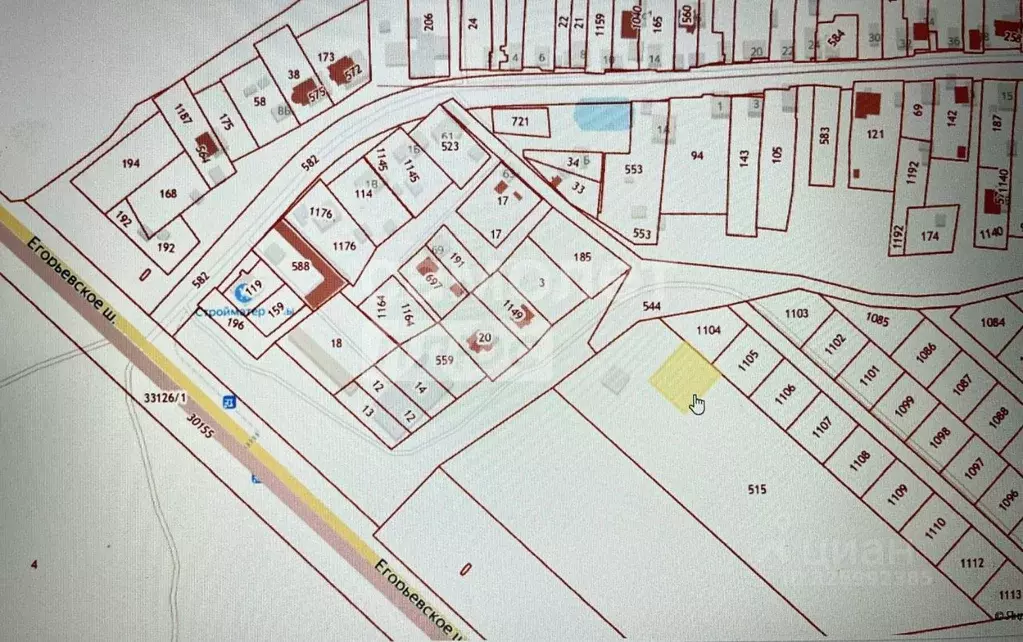 Участок в Московская область, Егорьевск муниципальный округ, д. ... - Фото 2