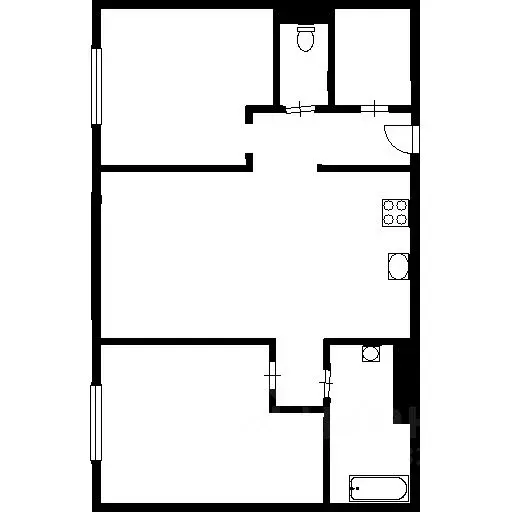 2-к кв. Москва Шмитовский проезд, 39к3 (69.0 м) - Фото 2
