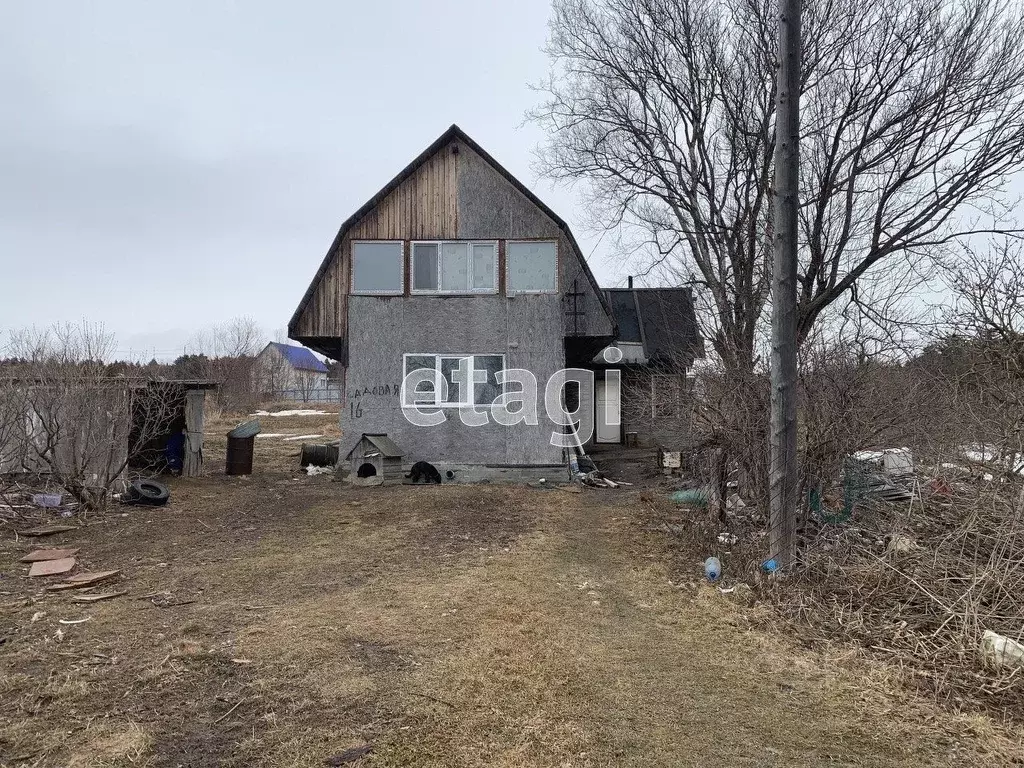 Дом в Сахалинская область, Корсаковский городской округ, с. Третья . - Фото 1