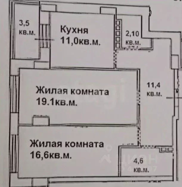 2-к кв. Смоленская область, Смоленск ул. Кирова, 8А (64.8 м) - Фото 2