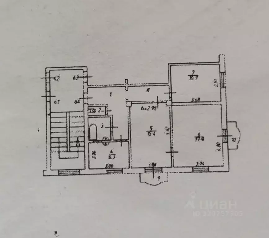 3-к кв. Иркутская область, Ангарск 106-й кв-л, 6 (64.0 м) - Фото 1