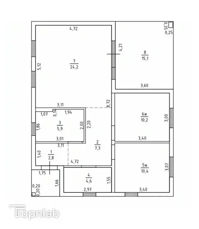 Дом в Калининградская область, Гурьевский муниципальный округ, пос. ... - Фото 2