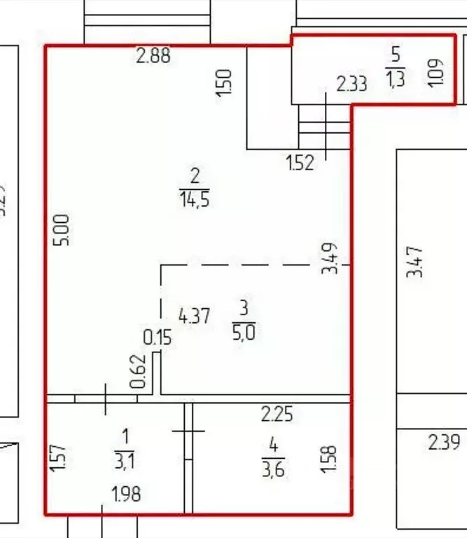 Студия Башкортостан, Уфа ул. Природная, 20 (27.5 м) - Фото 2