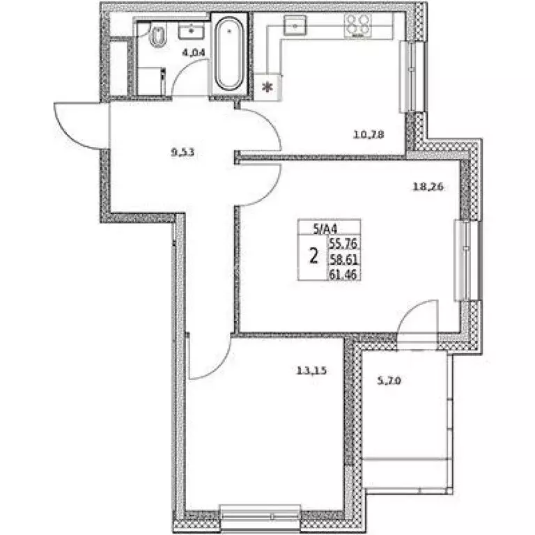 Квартира-студия: Москва, Сельскохозяйственная улица, 38к1 (69.1 м) - Фото 1