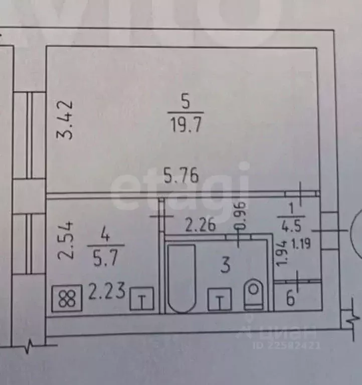 1-к кв. Удмуртия, Ижевск Воткинское ш., 128А (33.4 м) - Фото 1