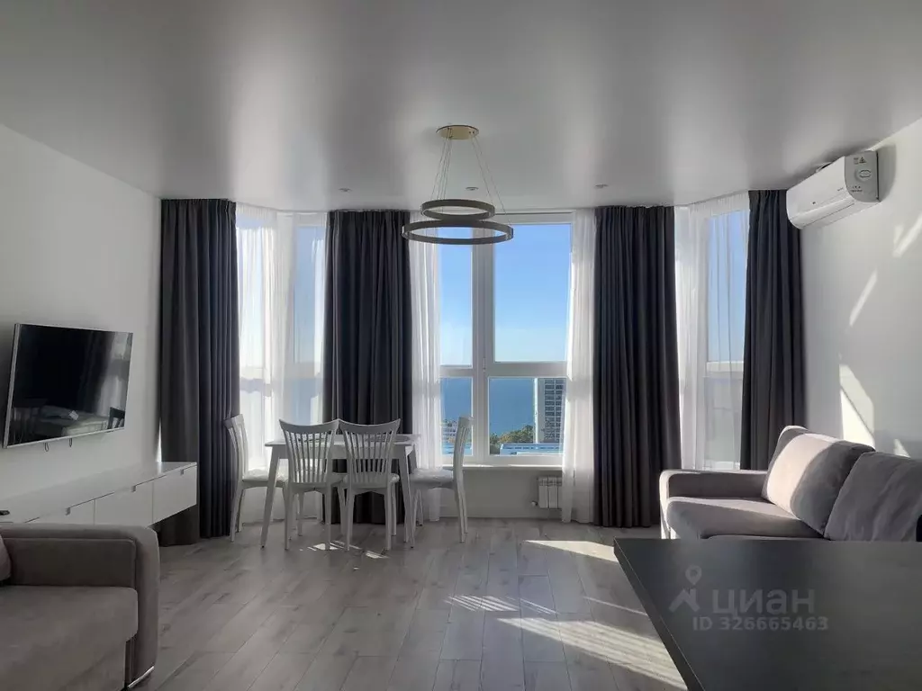 1-к кв. Краснодарский край, Сочи Приморье мкр, ул. Есауленко, 6А (40.0 ... - Фото 2