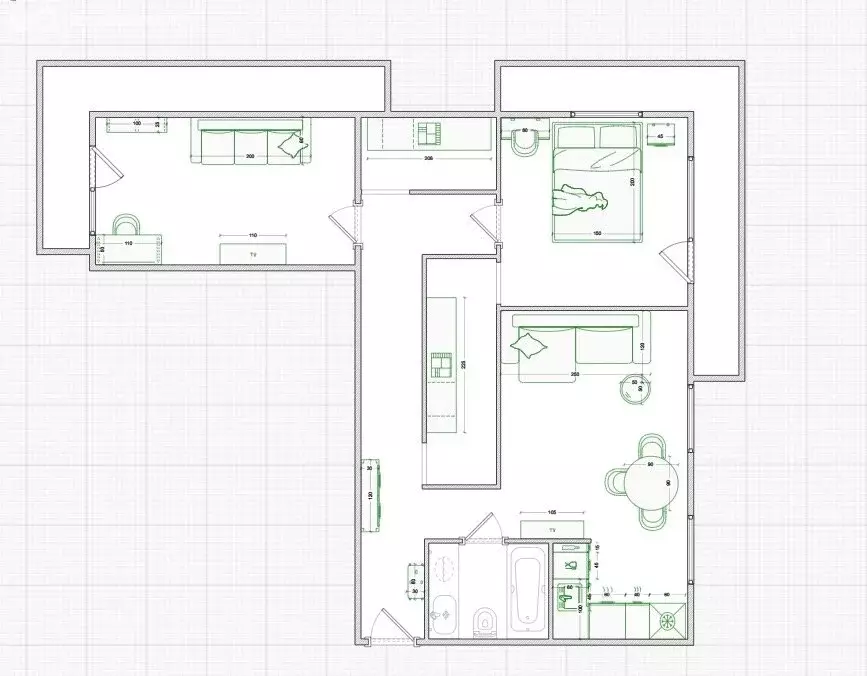 3-комнатная квартира: Киров, улица Некрасова, 40 (56.6 м) - Фото 1
