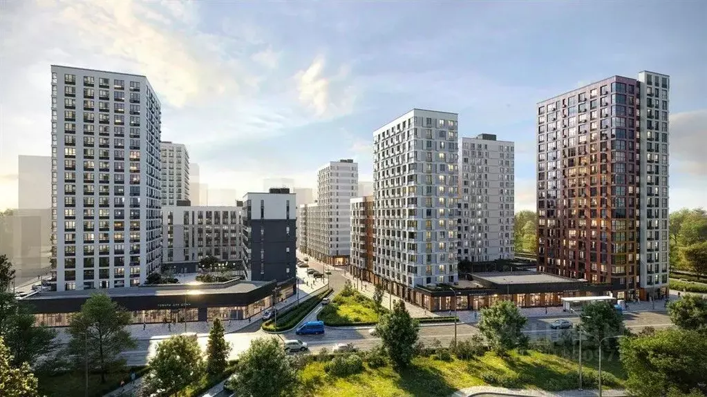 Торговая площадь в Москва Бунинские Кварталы жилой комплекс (385 м) - Фото 1