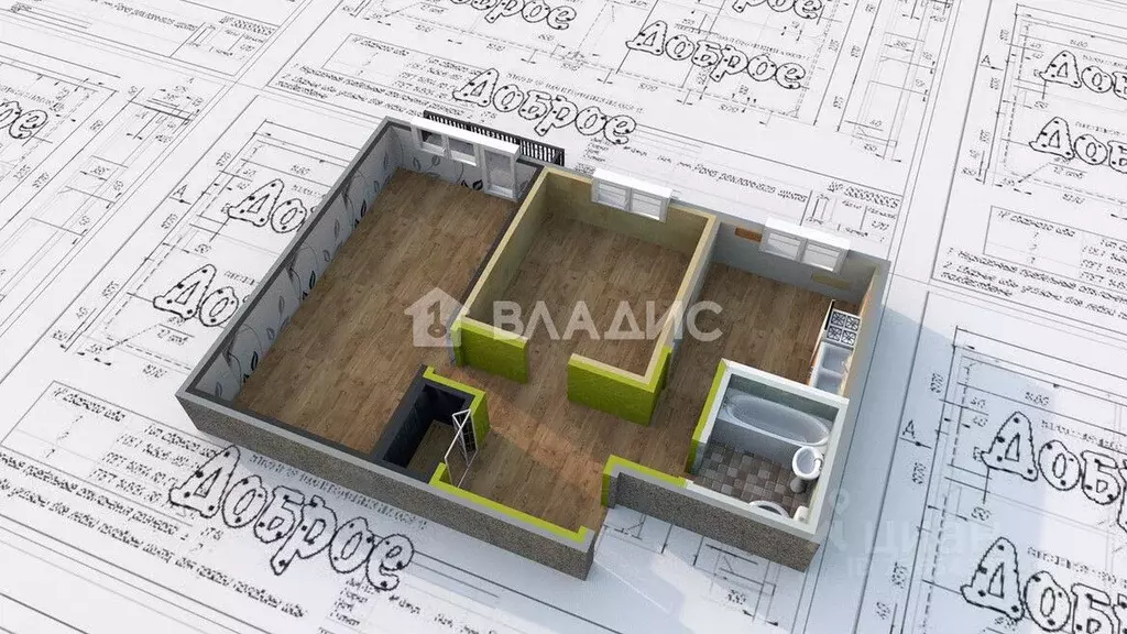 2-к кв. Иркутская область, Ангарск 6А мкр, 5 (44.6 м) - Фото 2