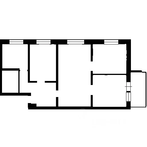 3-к кв. Тульская область, Тула Городской пер., 15 (65.0 м) - Фото 2