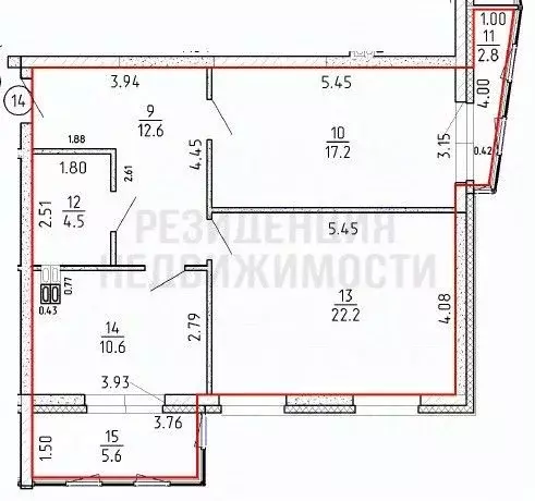 2-к кв. Самарская область, Самара проезд 4-й, 8А (72.6 м) - Фото 2