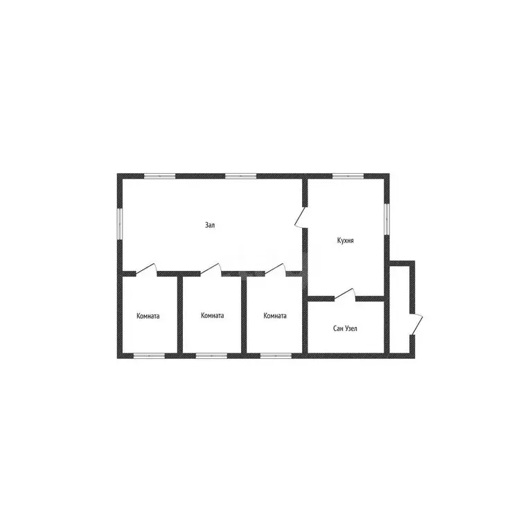 Дом в село Первомайское, Сибирская улица (90.6 м) - Фото 1