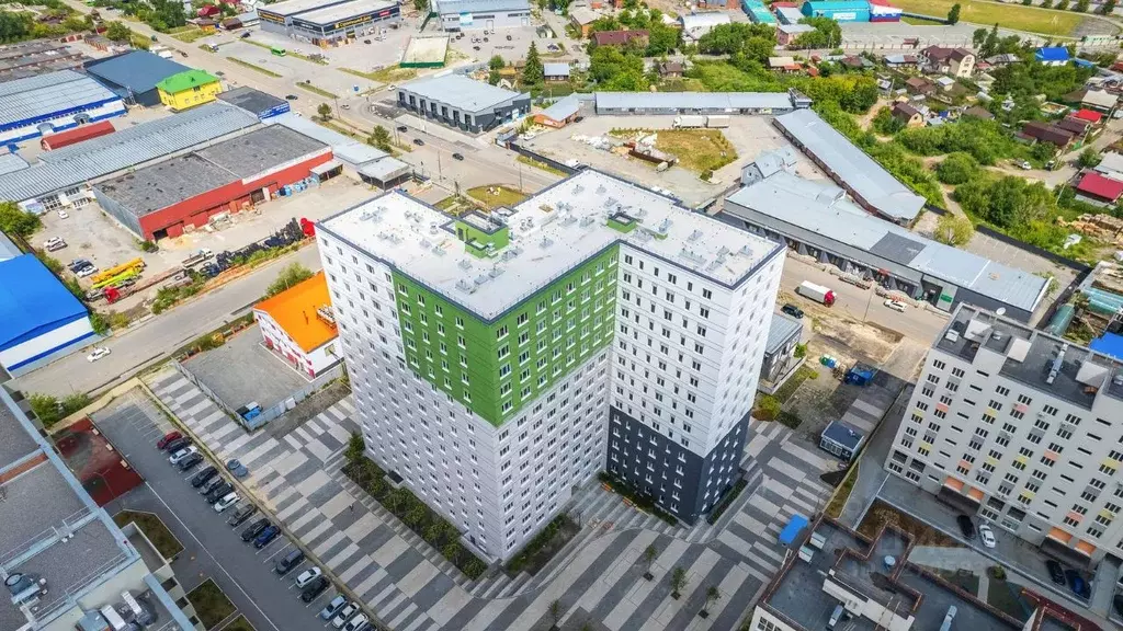 Студия Тюменская область, Тюмень Ставропольская ул., 95 (25.5 м) - Фото 1