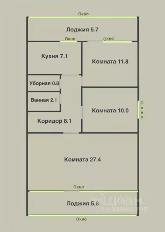 Офис в Москва ул. Рогожский Вал, 8 (81 м) - Фото 0