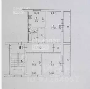 3-к кв. Челябинская область, Челябинск ул. 250-летия Челябинска, 5Б ... - Фото 2