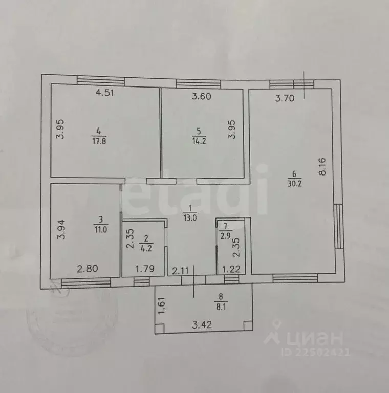 Дом в Удмуртия, Завьяловский район, д. Сепыч проезд Апрельский, 1 (100 ... - Фото 2