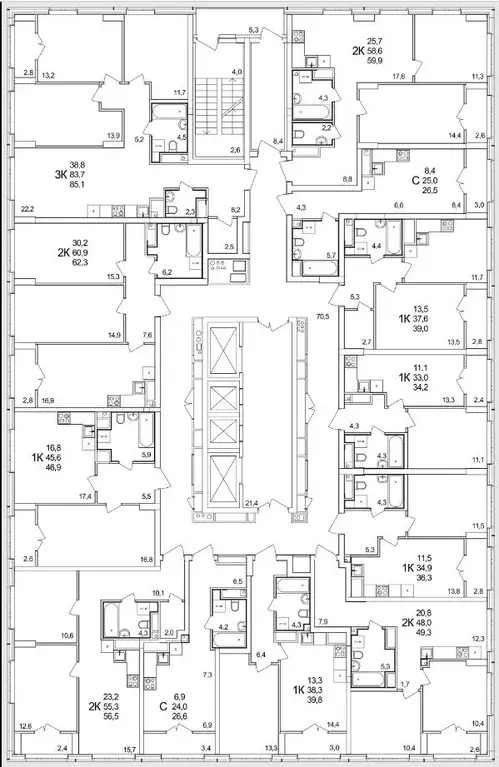 2-к кв. Нижегородская область, Нижний Новгород д. Анкудиновка, КМ ... - Фото 2