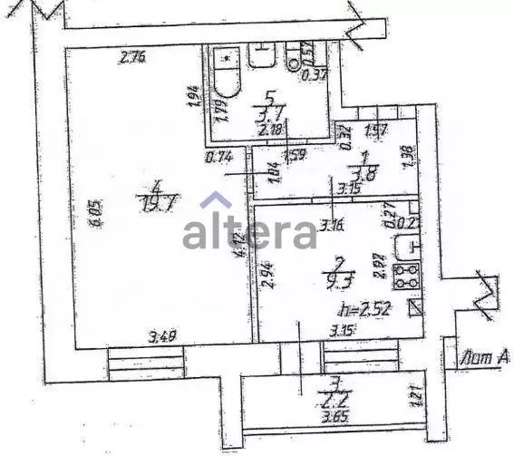 1-к кв. Татарстан, с. Верхний Услон ул. Дальняя, 32А (41.0 м) - Фото 1