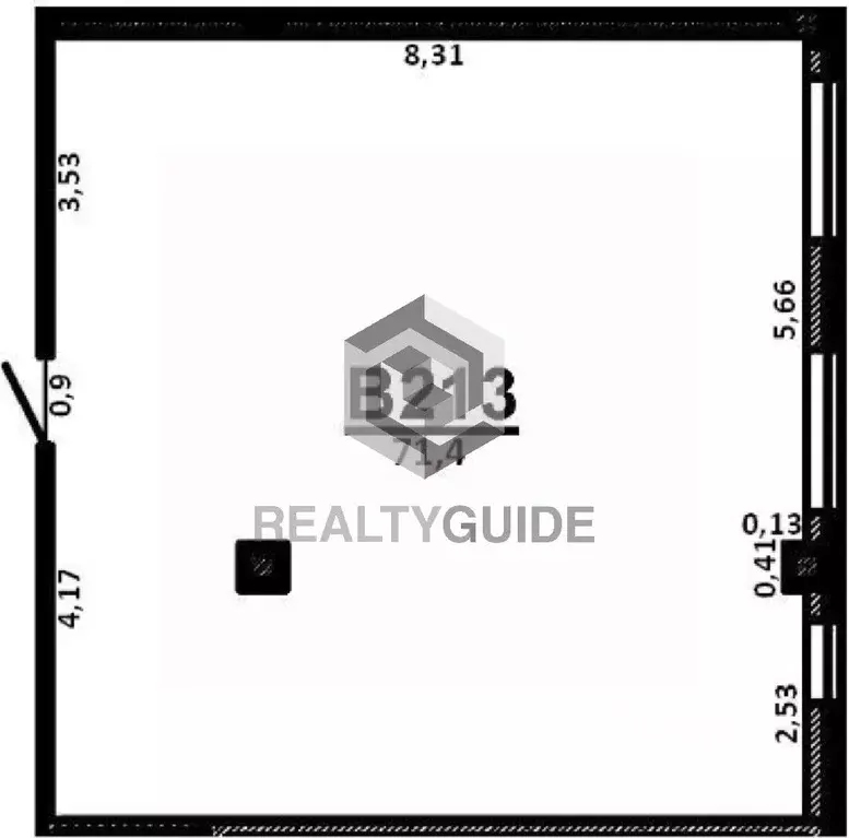 Офис в Москва Электрозаводская ул., 24 (71 м) - Фото 1