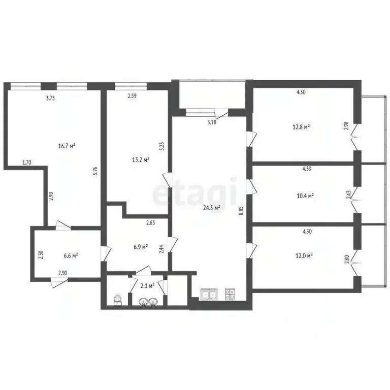 Комната Орловская область, Орел Московское ш., 160к1 (12.8 м) - Фото 1