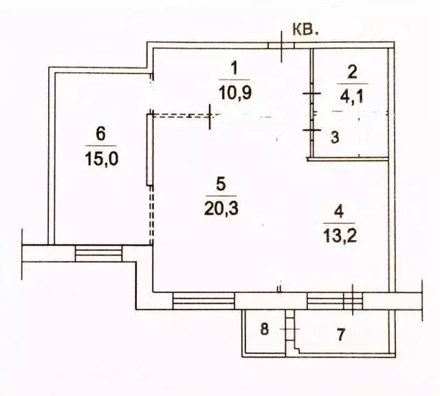 1-к кв. Московская область, Котельники ул. Кузьминская, 15 (64.6 м) - Фото 2
